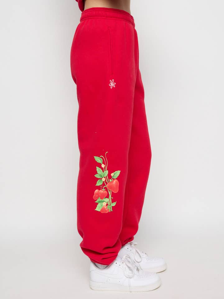 Leben ist süß Jogginghose, Rot für den Großhandel von SAMII RYAN