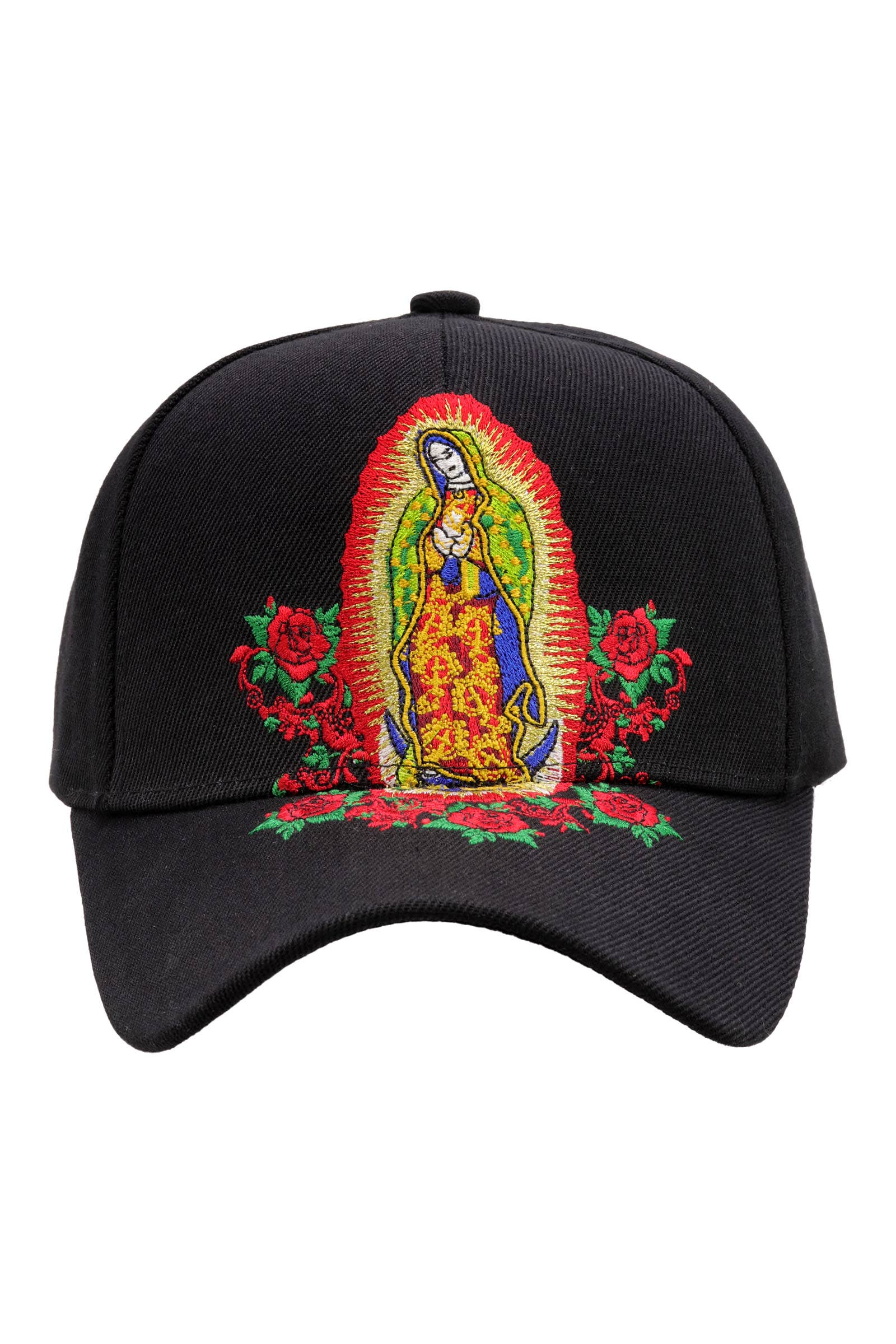 NOIR Casquette de baseball acrylique avec fermeture Velcro Guadalupe en vente sur Faire1