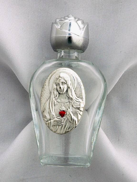 HWB-IH- Holy Water Bottle, Immaculate Heart for wholesale by Contreras Designs