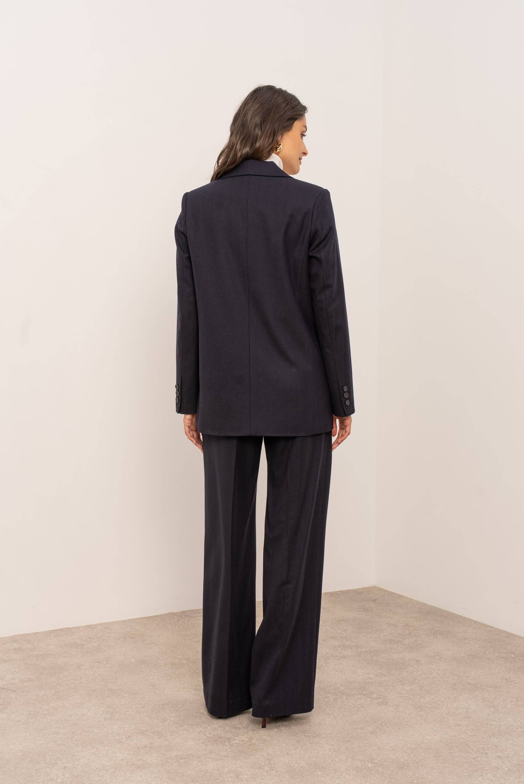 Attentif Paris - Wholesale Suit Jacket - Women's - Single-button straight blazer6