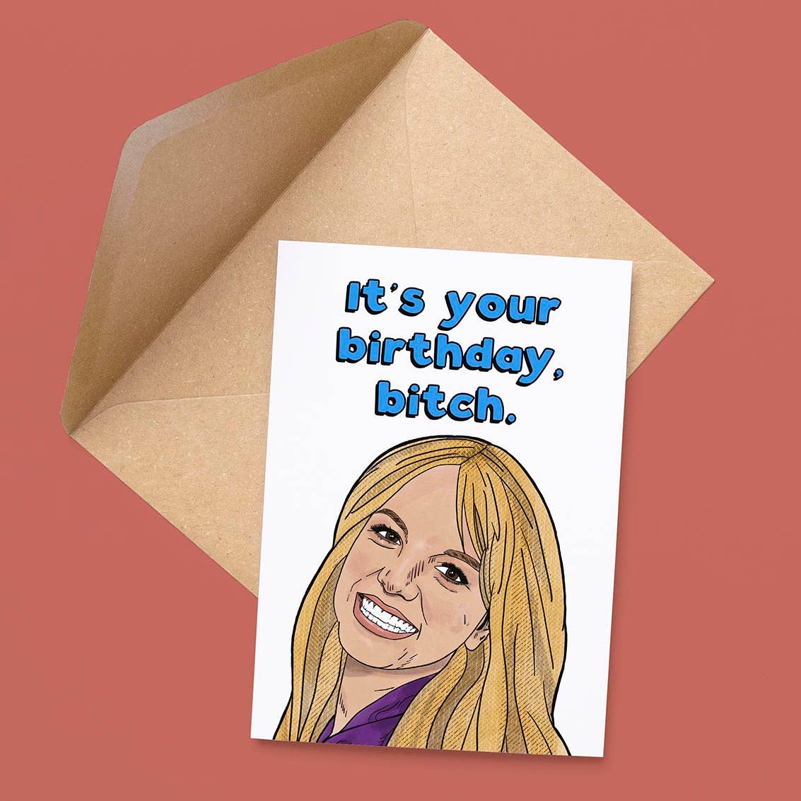 Pretty Good Cards - Venta al por mayor Tarjetas de cumpleaños - Tarjeta de cumpleaños, perra1