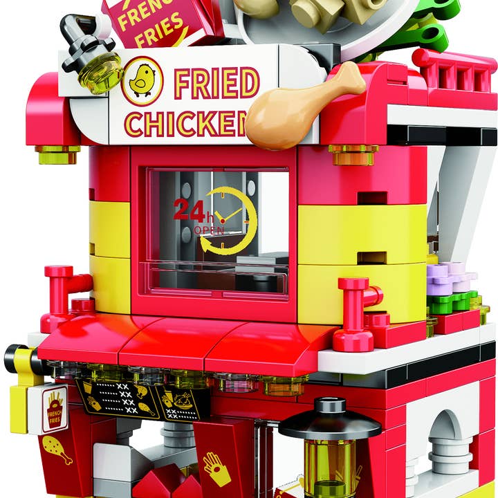 Open Bricks - Vente Kit de construction de jouet – enfant - OPEN BRICKS - Snack Bar1