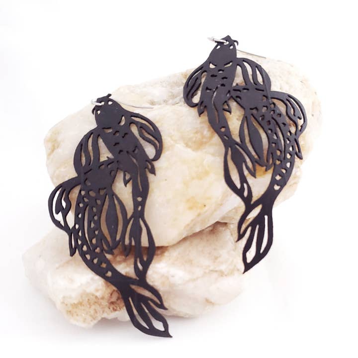 ABD Culture - Wholesale Dangle Earrings - Koi Fish Rubber Earring1