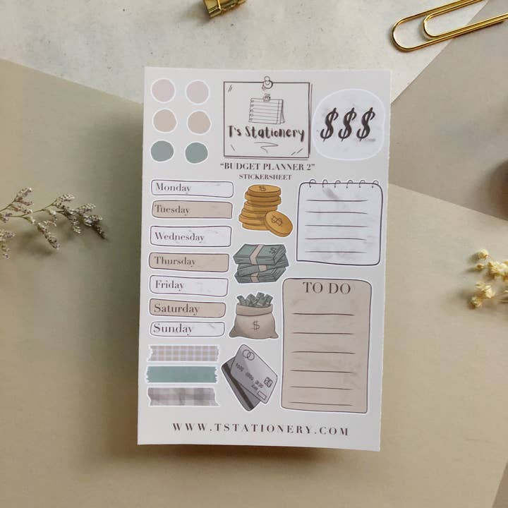 T's Stationery - Wholesale Planner - "Budget Planner II"4
