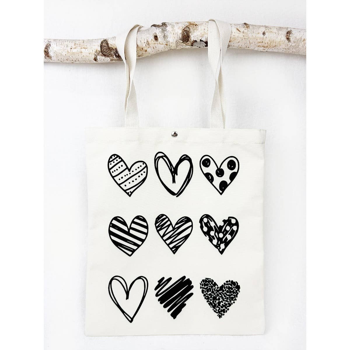 Love and Repeat - Wholesale Tote Bag - Women's - Spread the LOVE Heart Design Canvas Print Tote Bag9