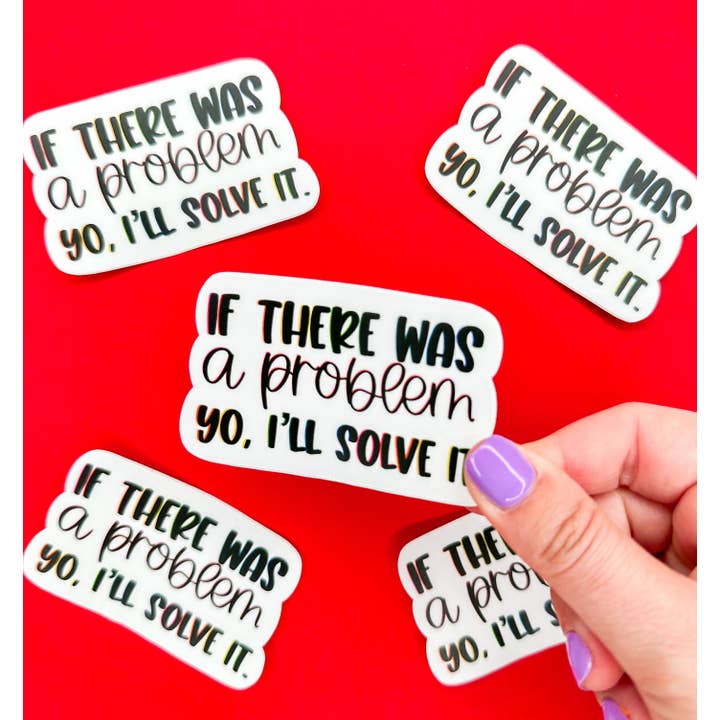 Adesivo per insegnanti, risolutore di problemi anni '90 per la vendita all'ingrosso da parte di Ronnie Michele Designs