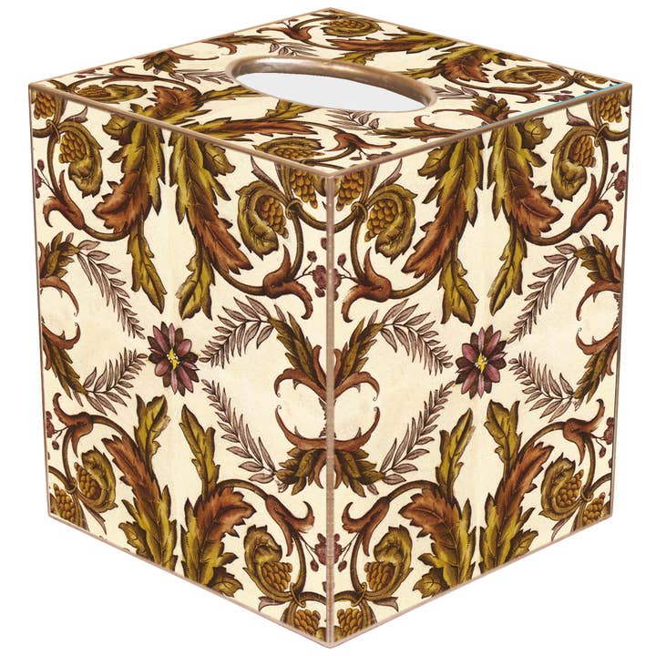 TB644-Herfstrol Tissuedoos voor wholesale door Marye-Kelley