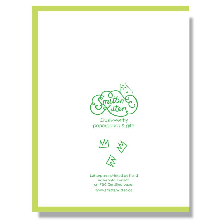 Smitten Kitten - Wholesale Everyday Greeting Card - RIP Jean-Michel Basquiat Card1