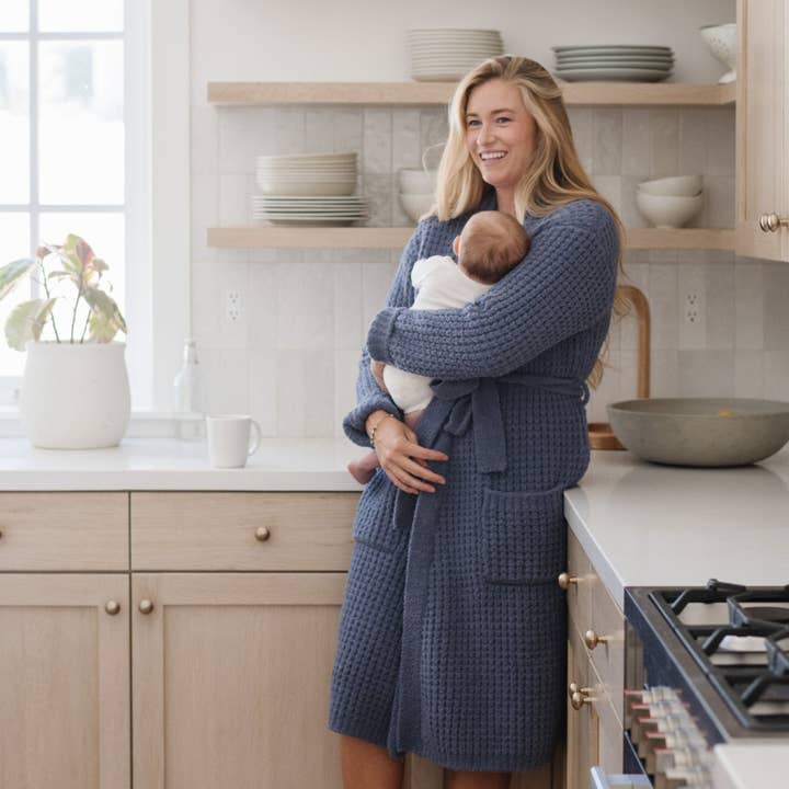 Saranoni - Wholesale Robe - Women's - WAFFLE KNIT ROBES