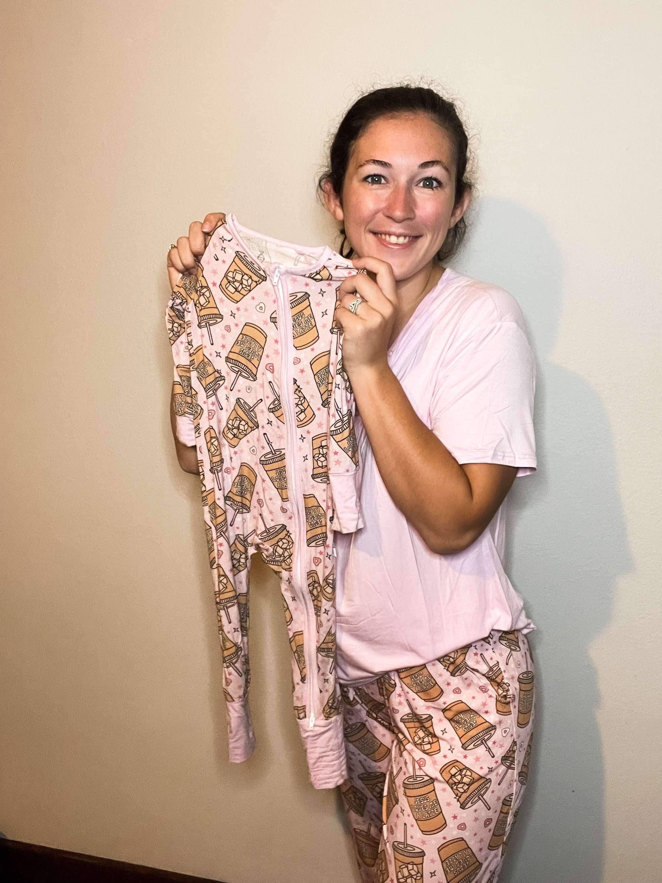Knitted & Known LLC - Wholesale Sleepwear Bottom - Women's - Jesus Loves Me a Latte Women's Pajama Pants3