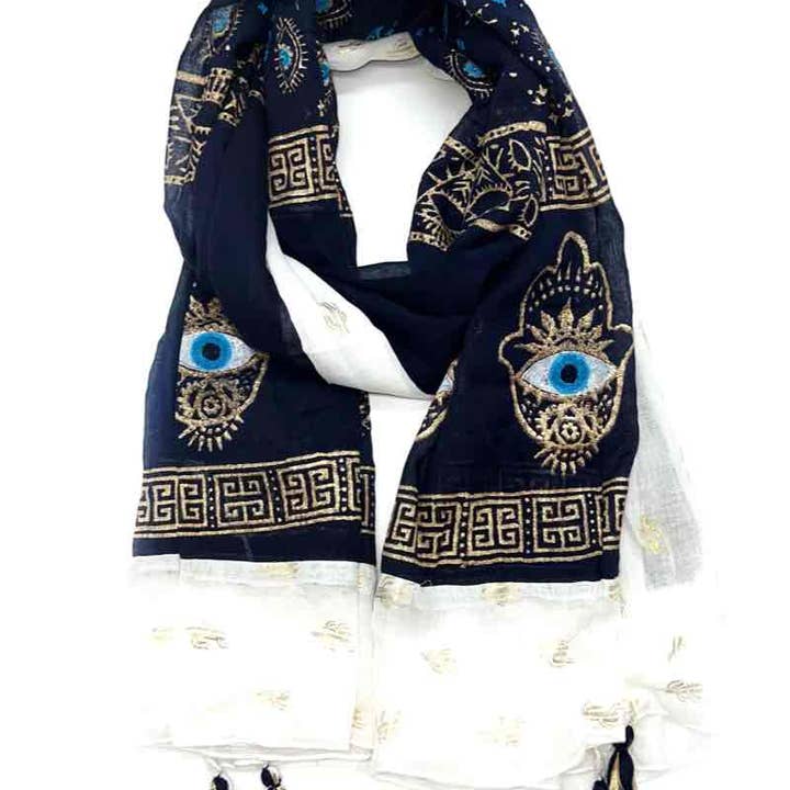 LINETA - Wholesale Scarf - Women's - C5 Indian cotton scarves