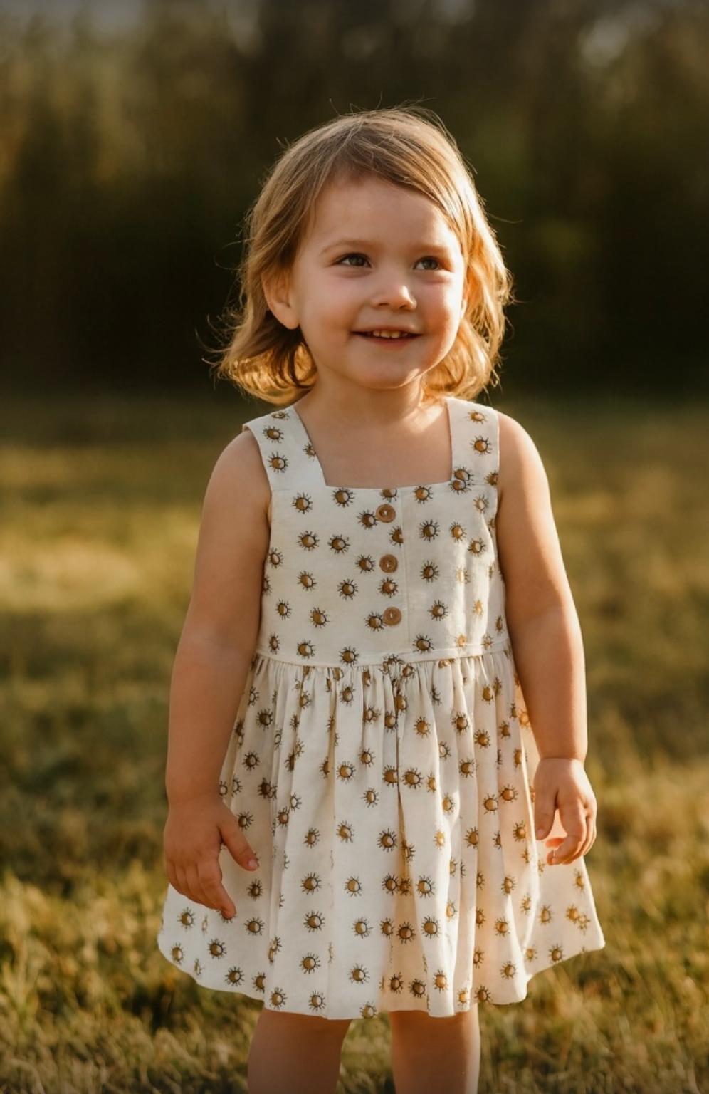 Predeterminado vestido de sol orgánico para bebé | Rayo de Sol de venta al por mayor en Faire0