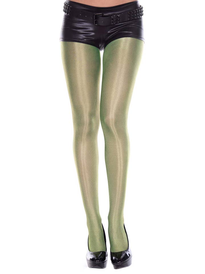 Lingerie Mart - Wholesale Pantyhose - Women's - Music Legs Shiny Metallic Spandex Pantyhose ML7180