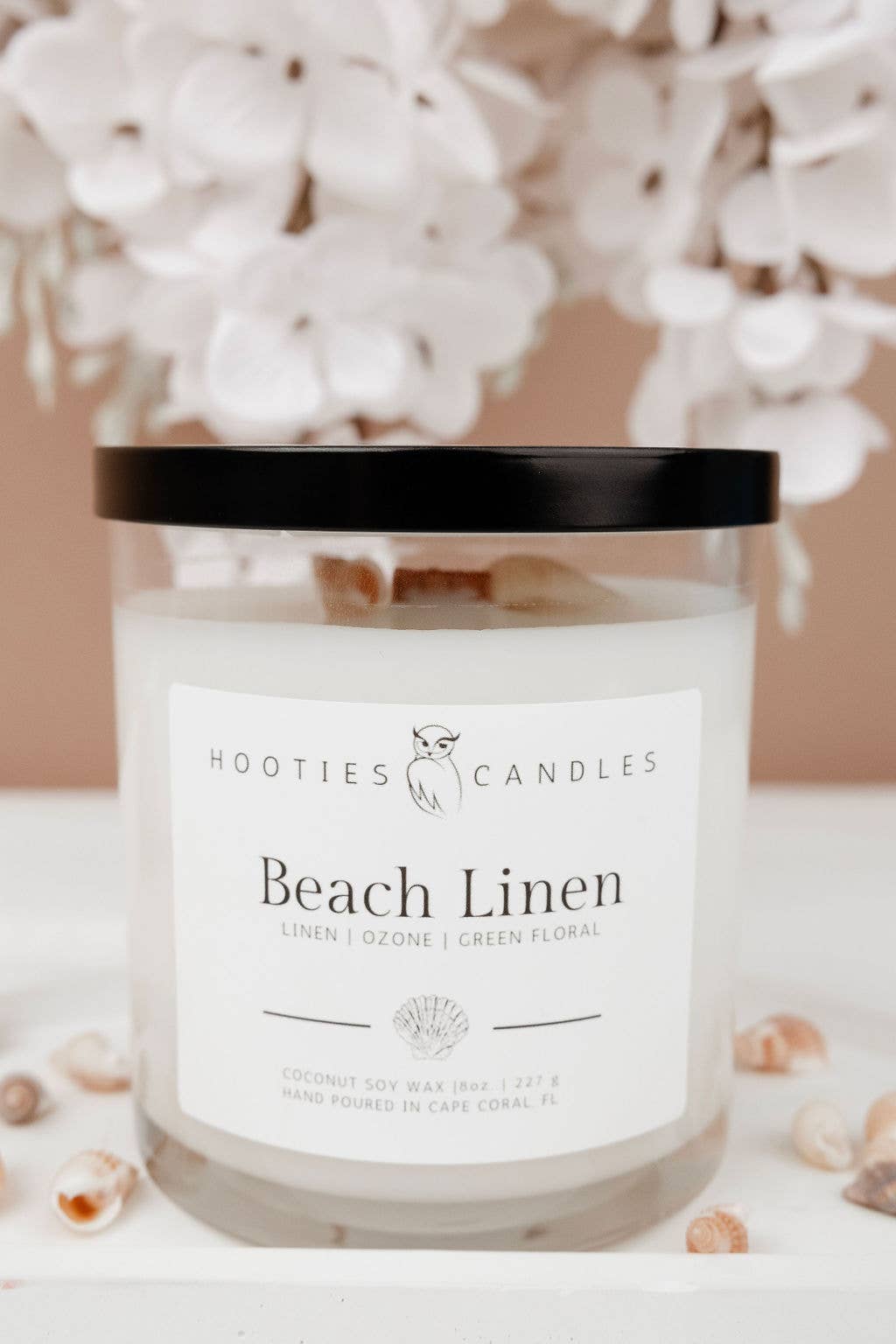 Hooties Candles and Things - Wholesale Jar/Filled Candle - Beach Linen Candle1