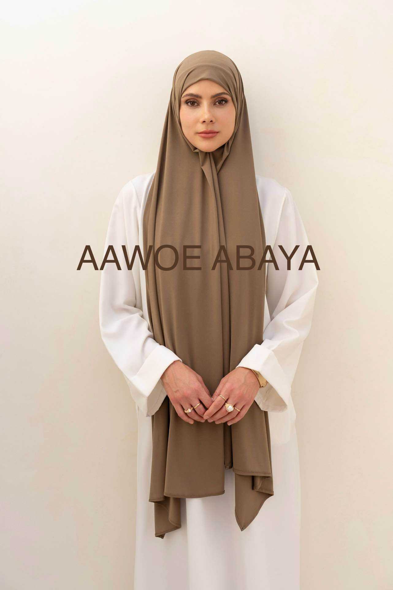Aawoe Abaya - Wholesale Hijab - Women's - Elegant Long-Sleeve Shawl - 2484-HIJ30