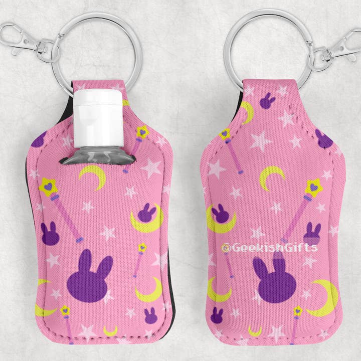 Geekish Gifts - Wholesale Keychain - Women's - Magical Girl Hand Sanitizer Case