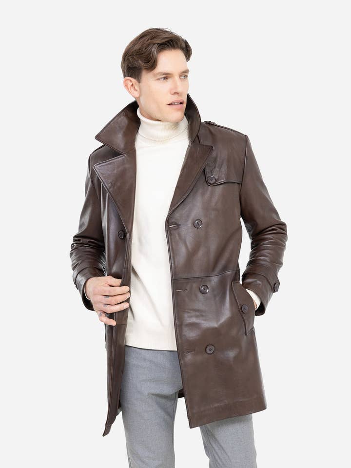 Cuir Dimitri - Wholesale Leather Jacket - Men's - Tony #20