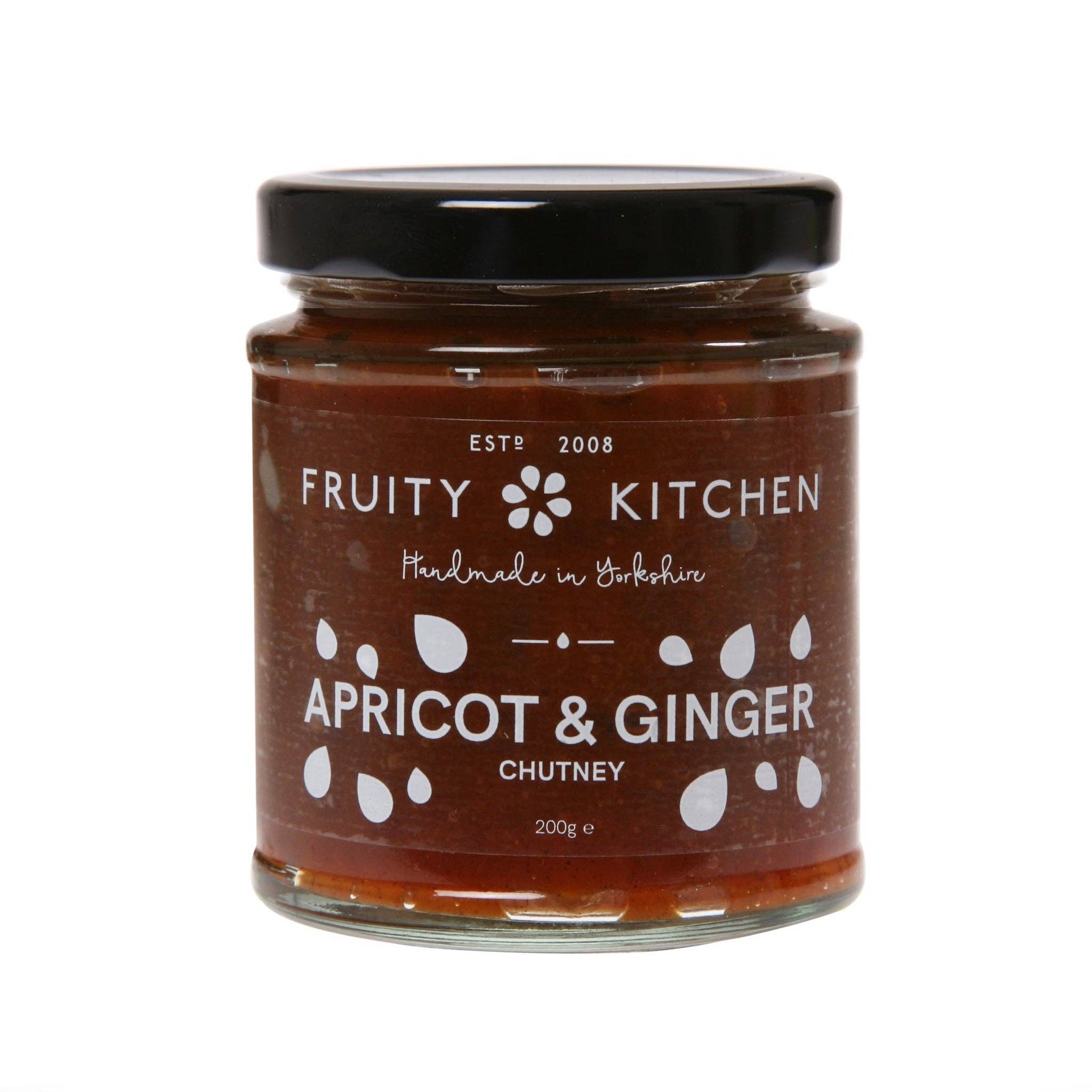 The Fruity Kitchen – Großhandel Chutney – Aprikosen- und Ingwer-Chutney: Geschenkkorb/Einzelhandel0