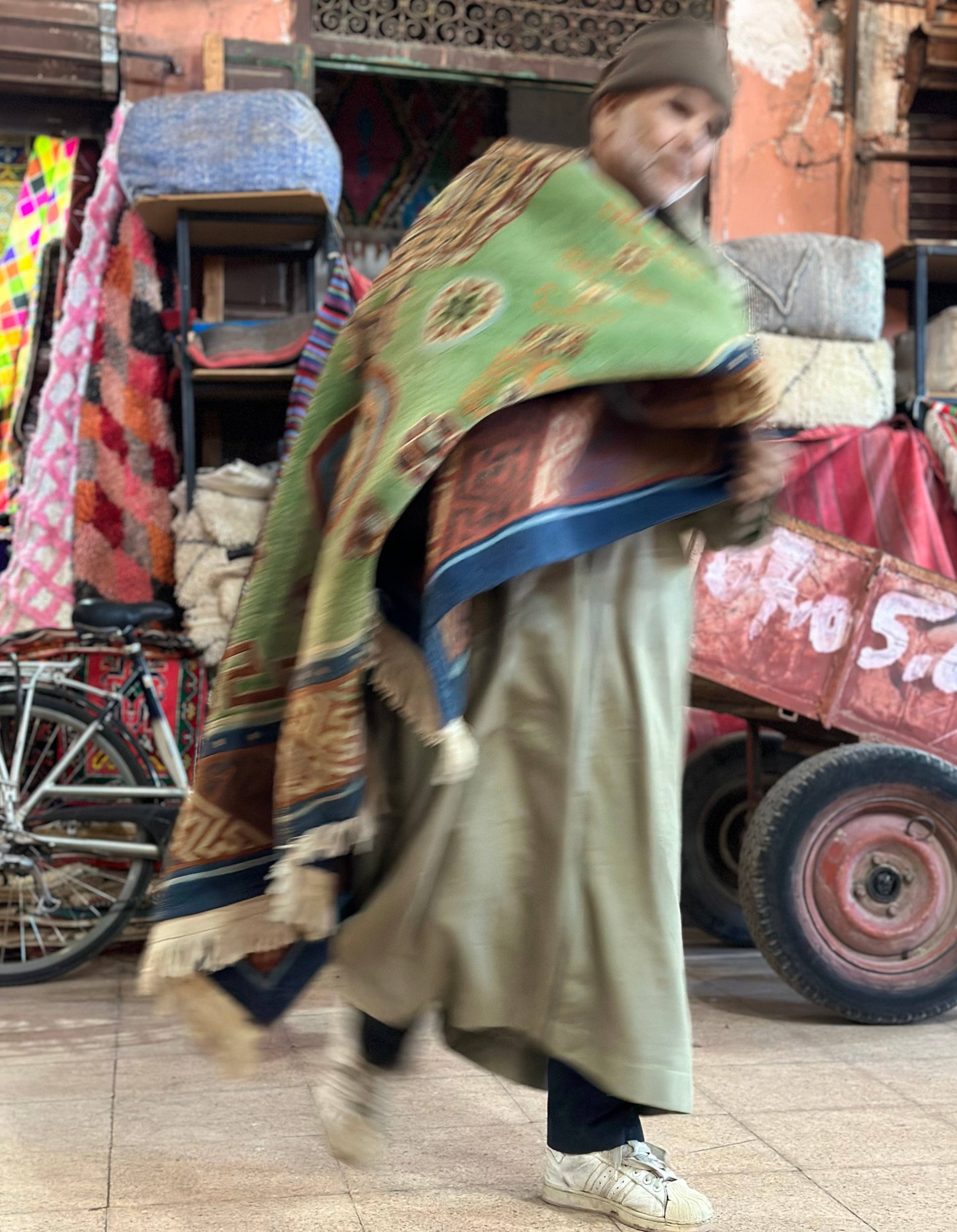 SOUK in the CITY - Wholesale Vloerkleed - NEON Boucherouite vloerkleed 2,50 m x 1,20 m11