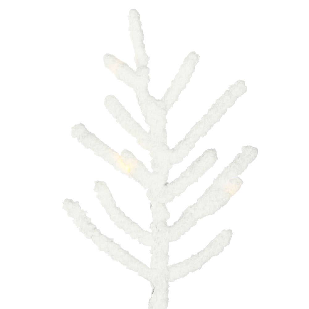 Blanc floqué sur blanc Kuna Dura-Lit floqué Vickerman 7,5 pi x 34 po 250 W en vente sur Faire1