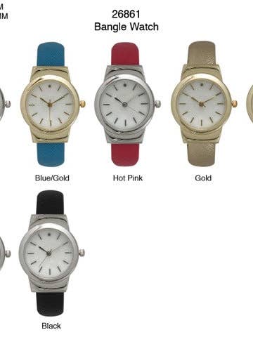 6 orologi a bracciale Geneva per la vendita all'ingrosso da parte di Time World USA