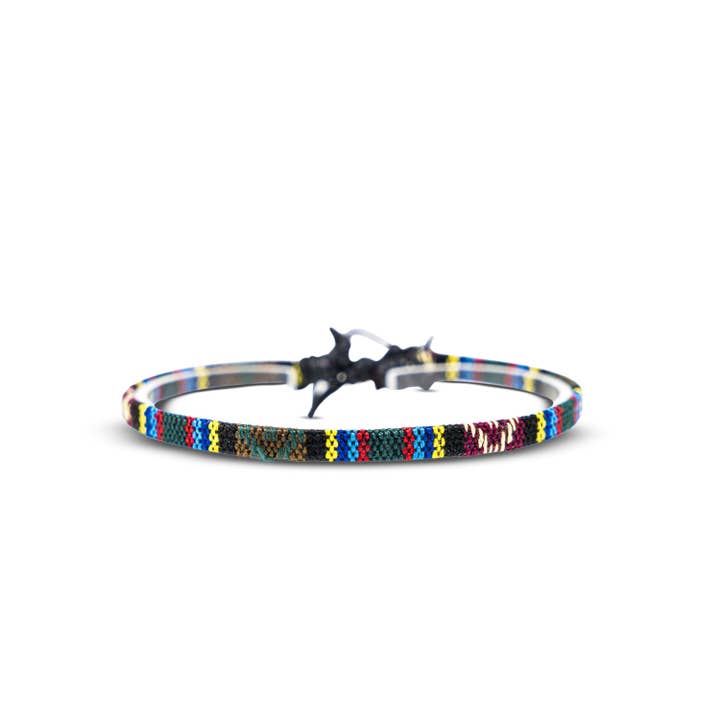 Made By Nami - Wholesale Woven/Braided Bracelet - Boho Surfer Bracelet Flat - Aztec