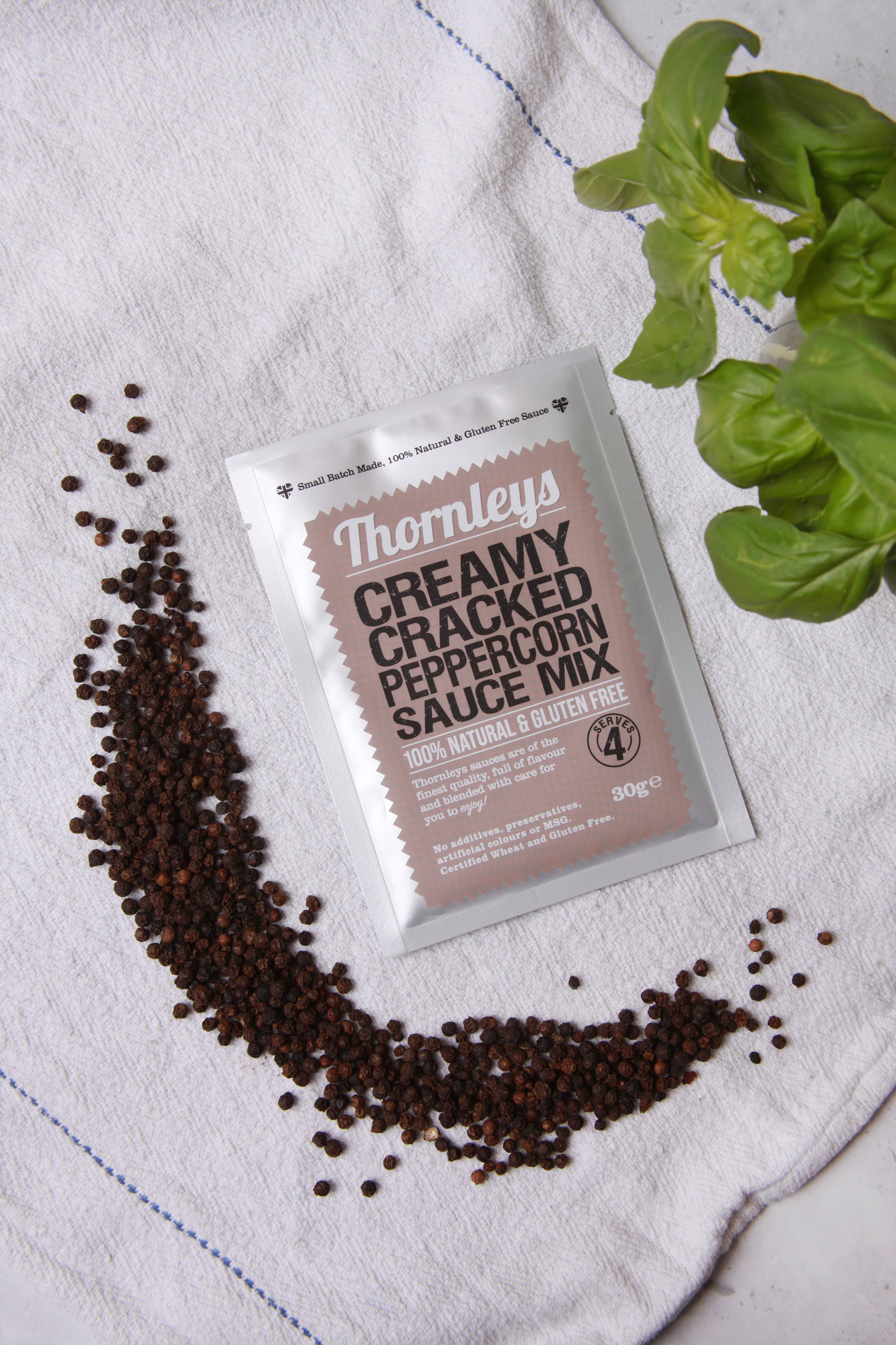 Thornleys – wholesale Dried spice mix – Creamy Cracked Peppercorn - 30g1