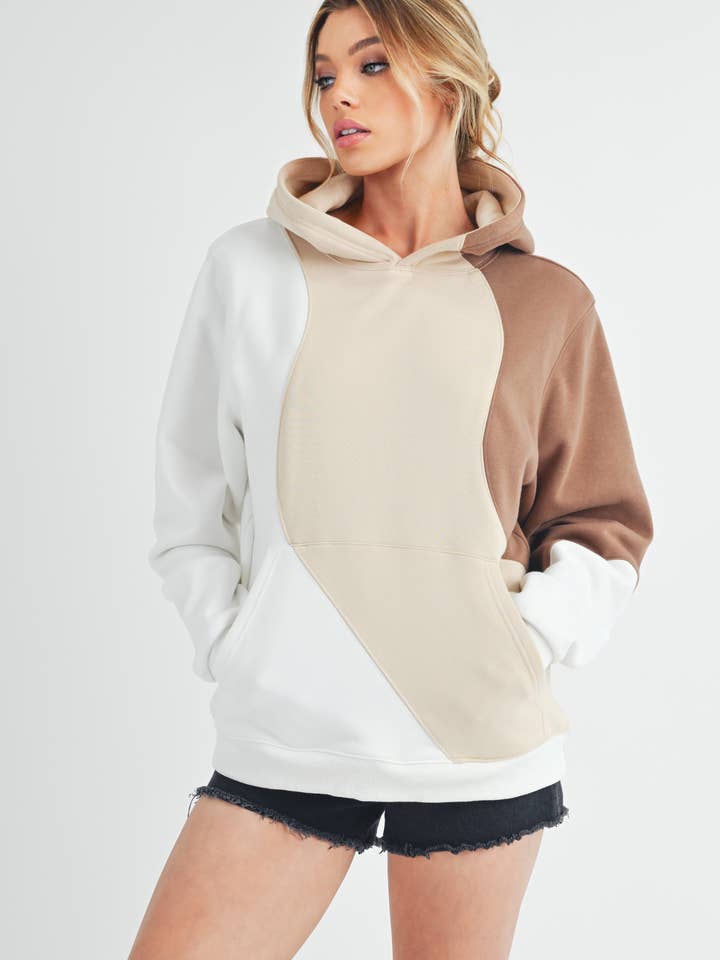 987EK Wavey Hoodie 1 for wholesale by AEMI + CO