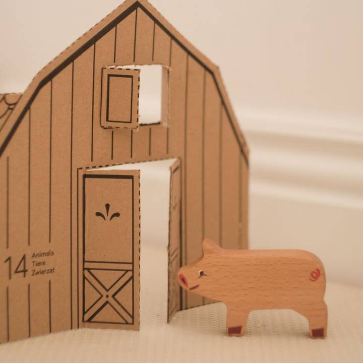 BAJO WOODEN TOYS - Wholesale Wood Toy - Kids - The Farm Animals - 14 Pieces3
