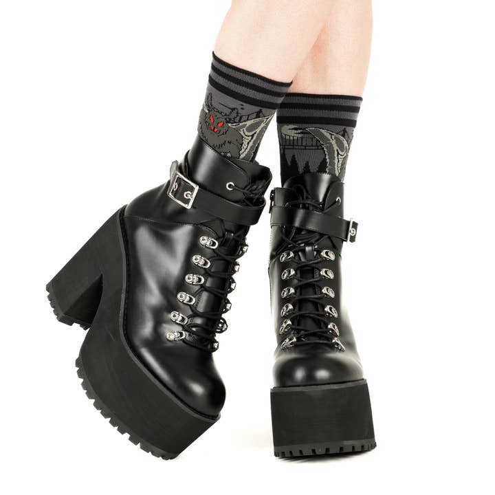 FootClothes LLC - Wholesale Socks - Unisex - Mothman Crew Socks17