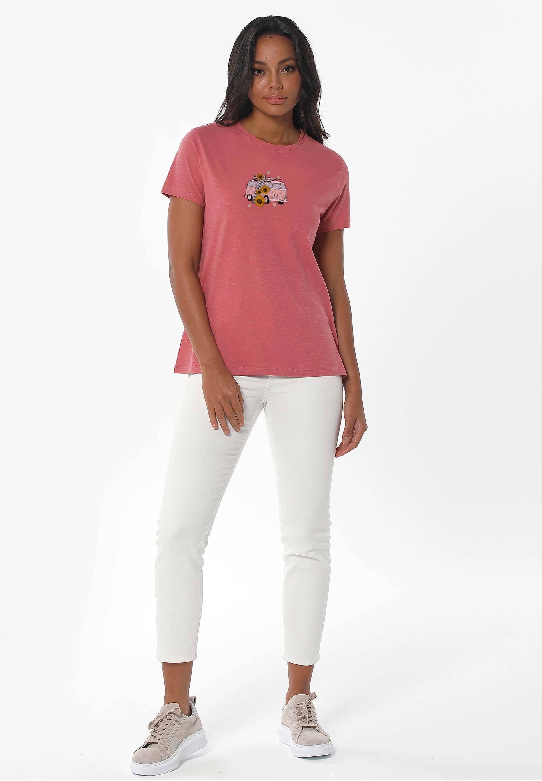 ORGANICATION - Wholesale Knit Top - Women's - T-Shirt aus Bio-Baumwolle mit Print1