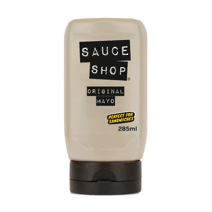 Sauce Shop – wholesale Mayo – Original Mayo 285ml Plastic Squeeze (UK Only) - Case of 6