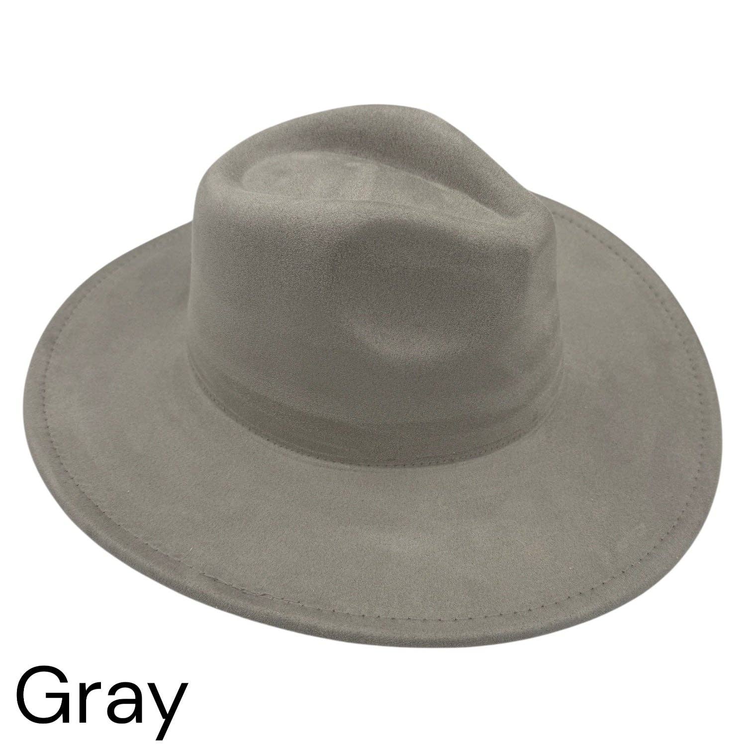 KW Laser Supplies - Wholesale Fedora - Women's - Vegan Suede Wide Brim Hats6