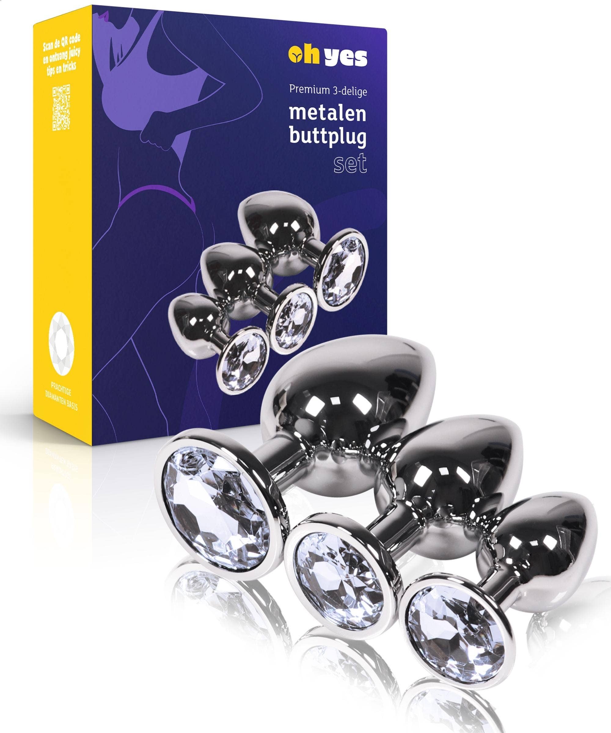 ohyes - Wholesale Sex Toy - Metal Anal & Butt Plug set21