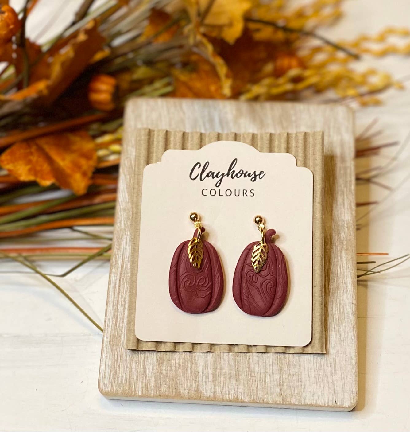 Clayhouse Colours - Vendita all'ingrosso Orecchini pendenti - Ciondoli di zucca alti2