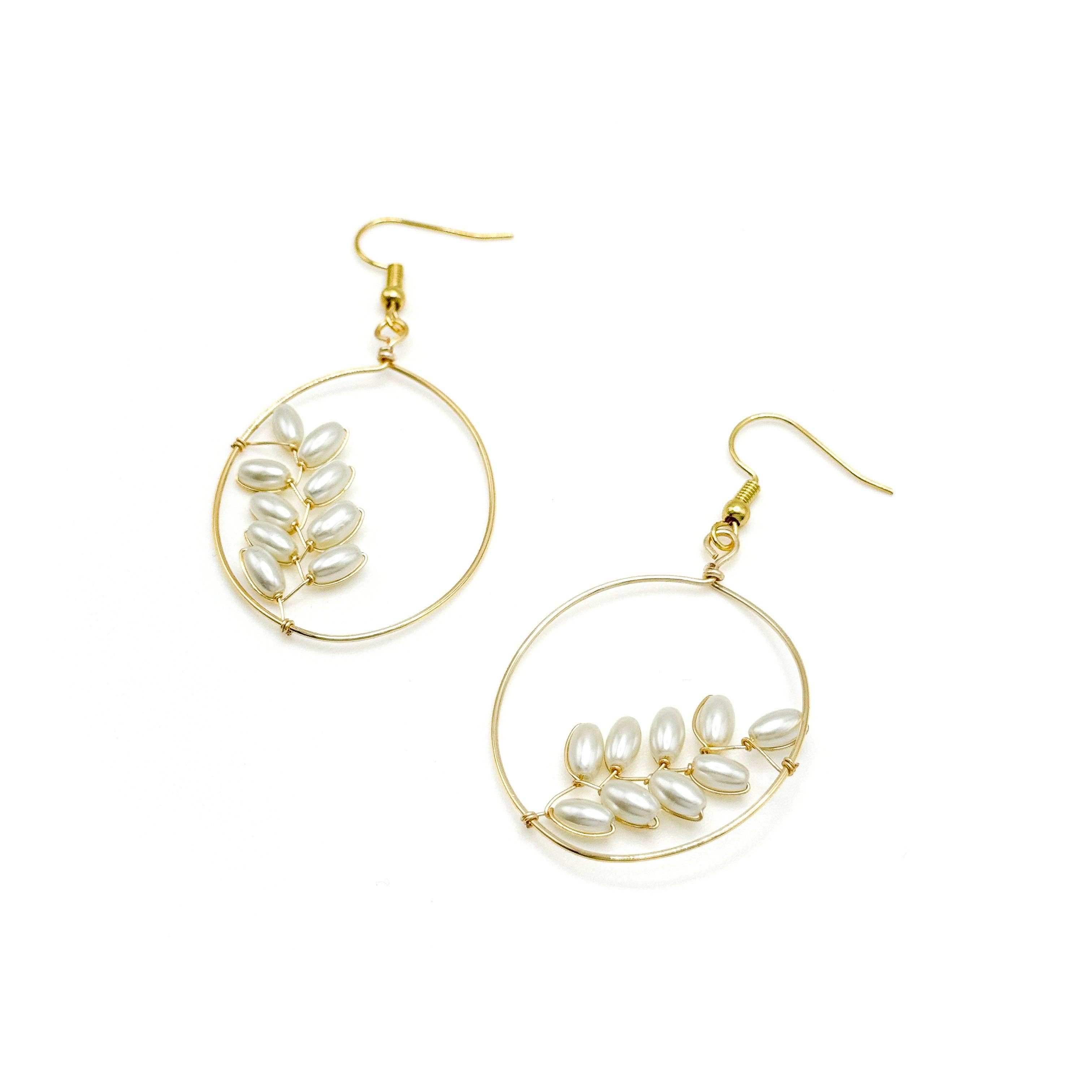 Alegria Accessories Inc. - Wholesale Dangle Earrings - Flourish gold earrings