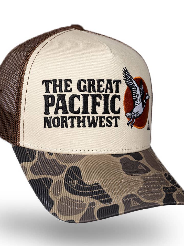 Northwoods Trucker Hat for wholesale by The Great PNW