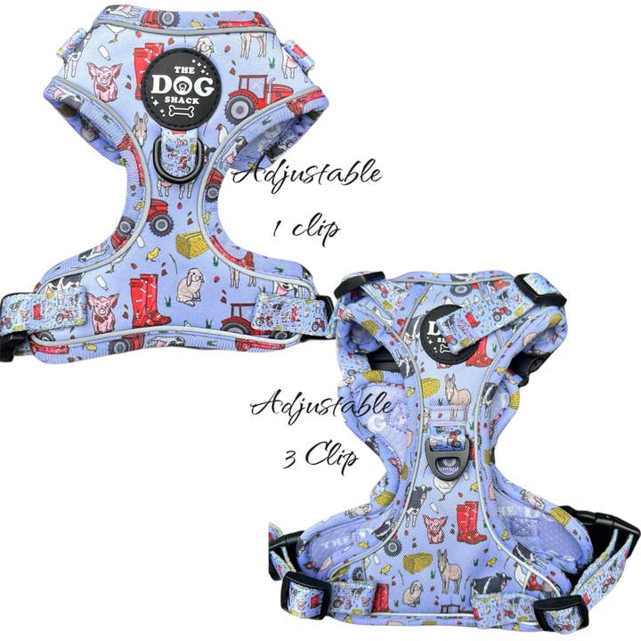 Clip réglable 1 & 3 harnais - La Ferme de Freddie pour la vente par The Dog Shack