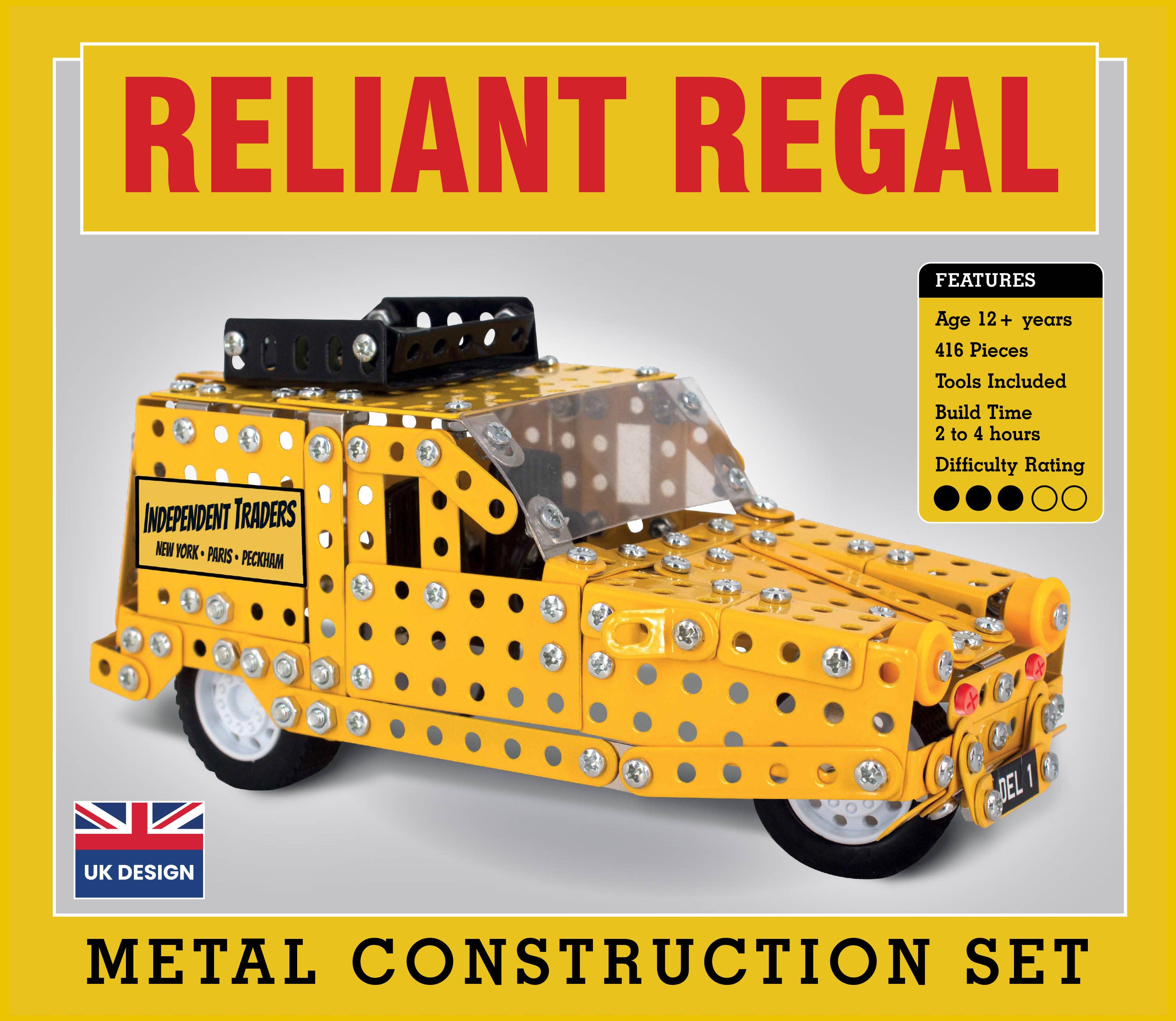 Coach House Partners – wholesale Building set – Child – Reliant Regal Metal Construction Kit3