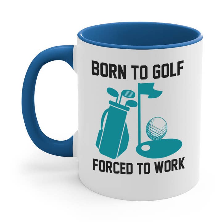 Born to 1409#- golf-Mug / Coffee Cup for wholesale by Mugs R Us