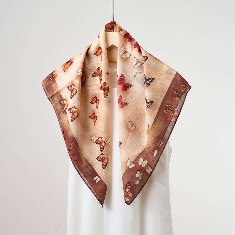 Marayn - Vendita all'ingrosso Sciarpa - Donna - Sciarpa in Misto Seta Leggera Primavera Estate Versatile16