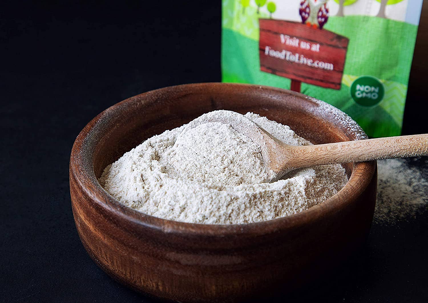 Food To Live – Farinha por atacado – Farinha de Centeio Escura Biológica — Grão Integral, Cru, Terra de Pedra3