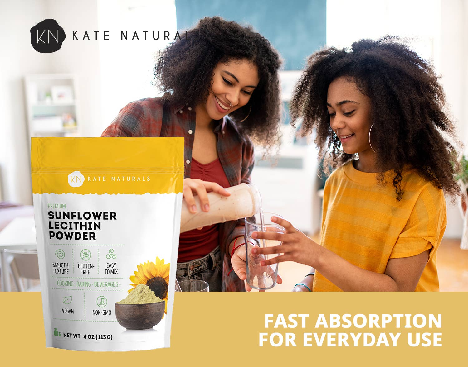 Kate Naturals - Wholesale Protein/Superfood Powder - Sunflower Lecithin Powder3