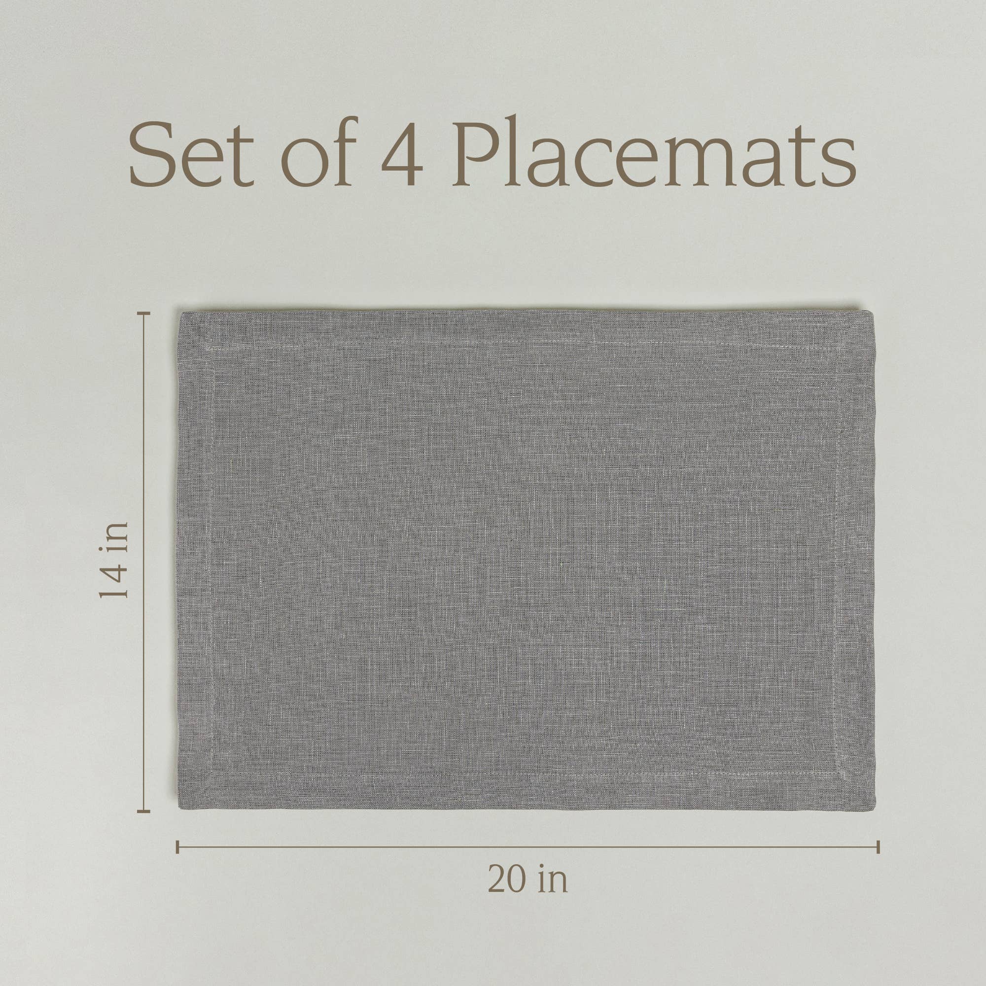 over&back - Wholesale Placemat - 100% Linen Woven Placemats – Perfect For Fall – Set of 421