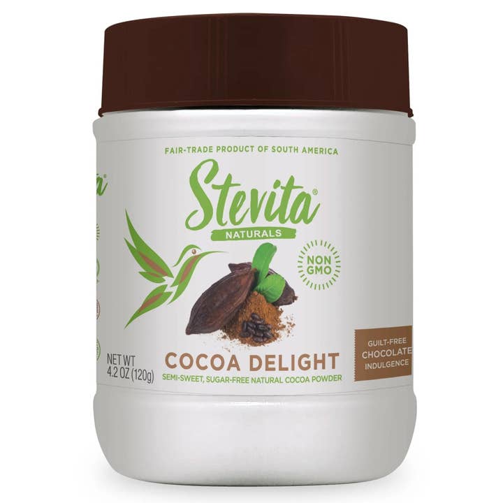 Cocoa Delight Sugar-Free Semi-Sweet KETO Chocolaty Treat for wholesale by Stevita Naturals