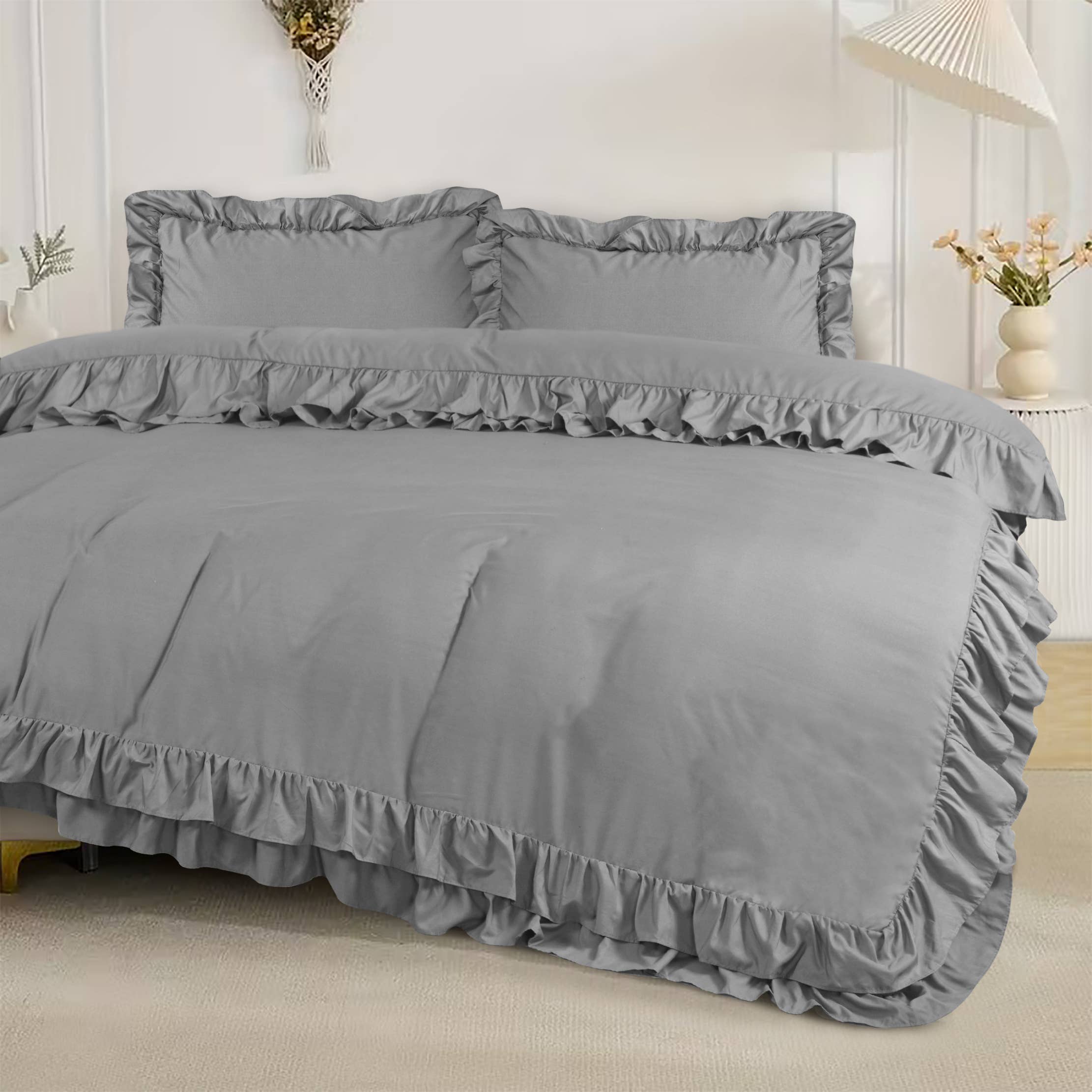 Cotton Passion - Wholesale Bedding Set - Duvet Cover Sets Frilled Duvet Set 3 Pcs Comforter Sets21
