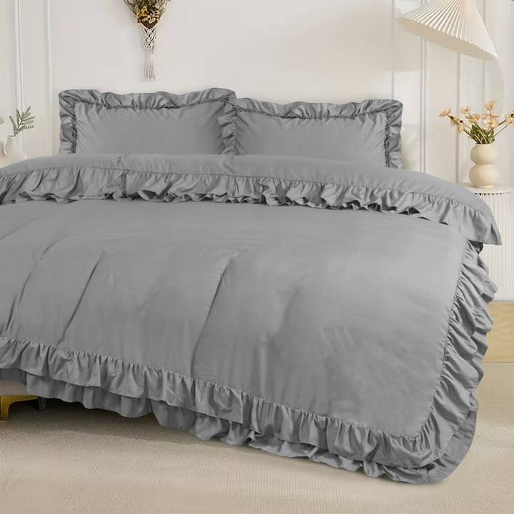 Cotton Passion - Wholesale Bedding Set - Duvet Frill Comforter Cover Set With Beautiful Pillowcases17