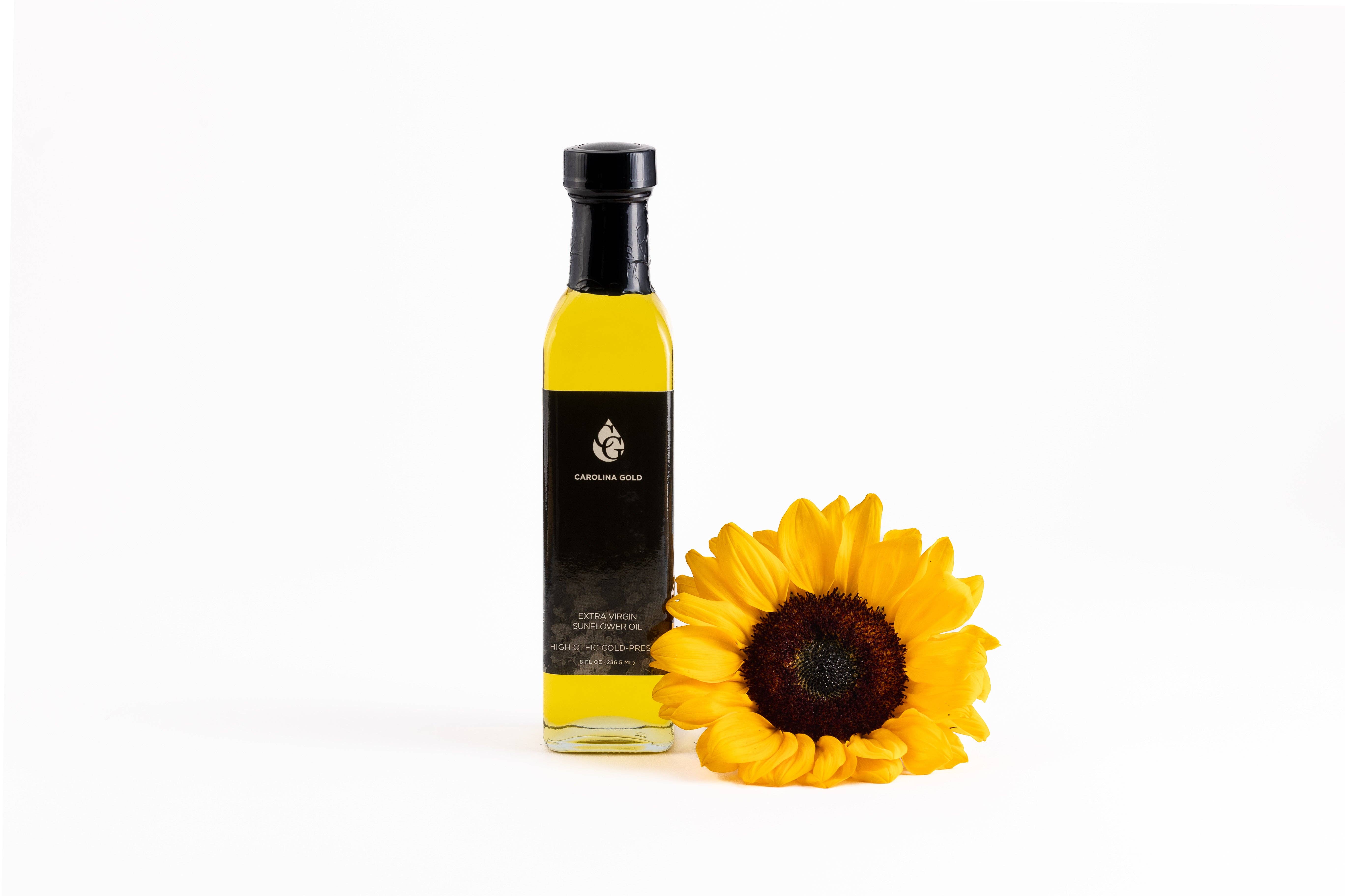 Carolina Gold - Venta al por mayor Aceite de cocina - 8 oz de aceite de girasol prensado en frío1