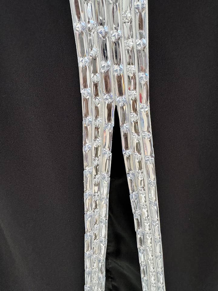 Black DR551Y Hand-Beaded Floral Embroidered Bustier Long Dress for wholesale on Faire6