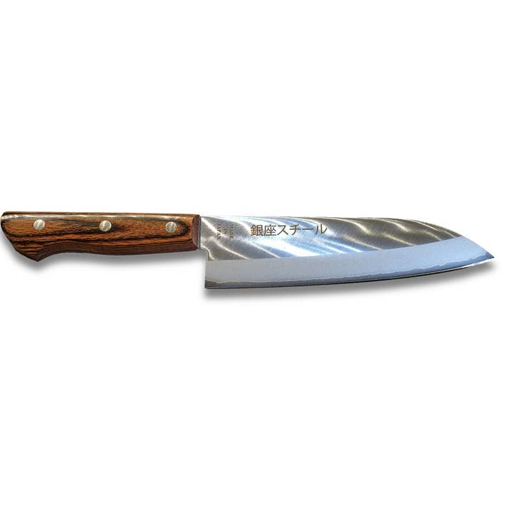 Ginza Steel - Wholesale Kitchen/Utility Knife - Yamato 170 - Santoku Knife 170mm Blade | VG1 DP CLAD4